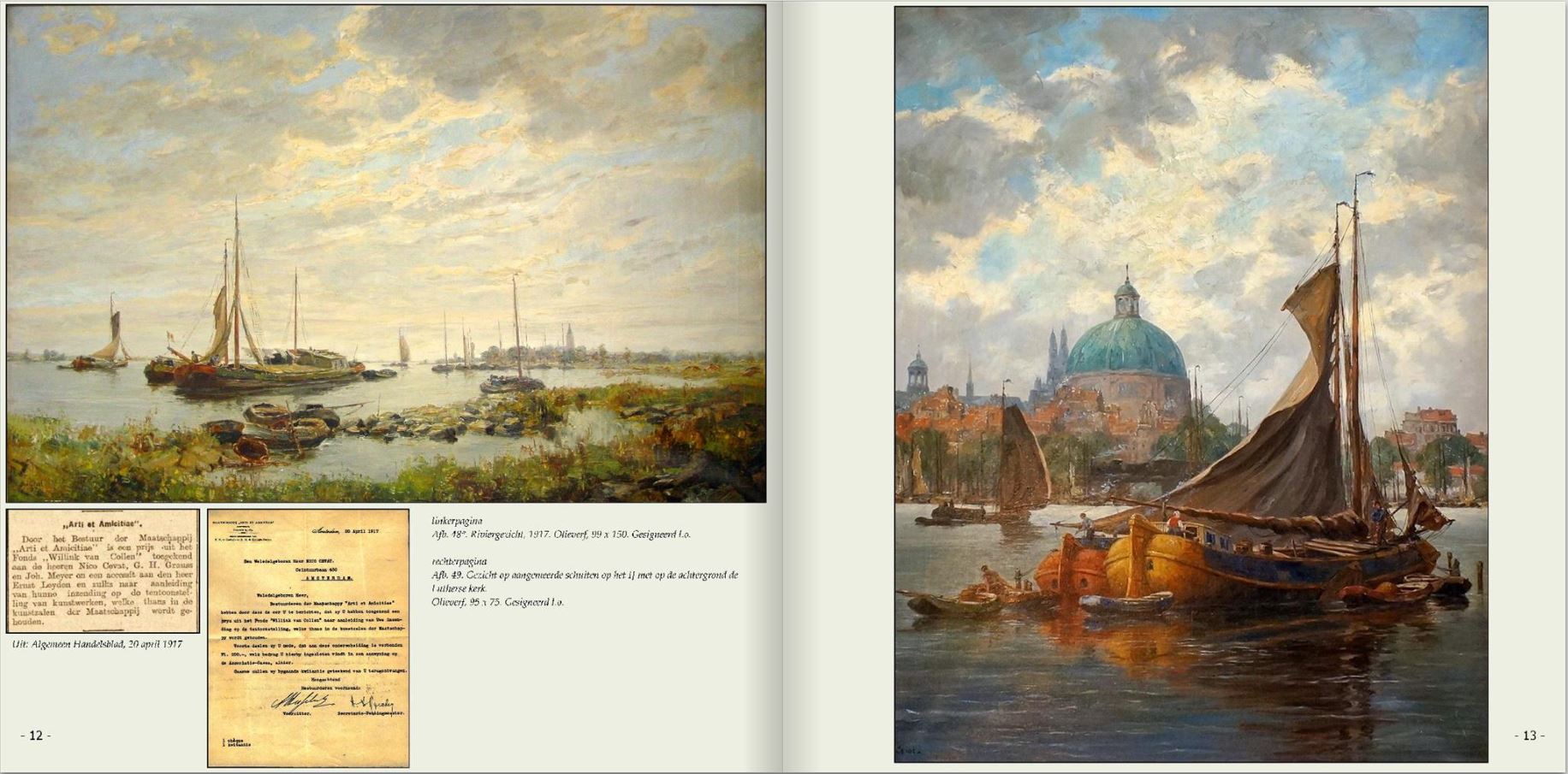 Pagina uit het boek van Nico Cevat